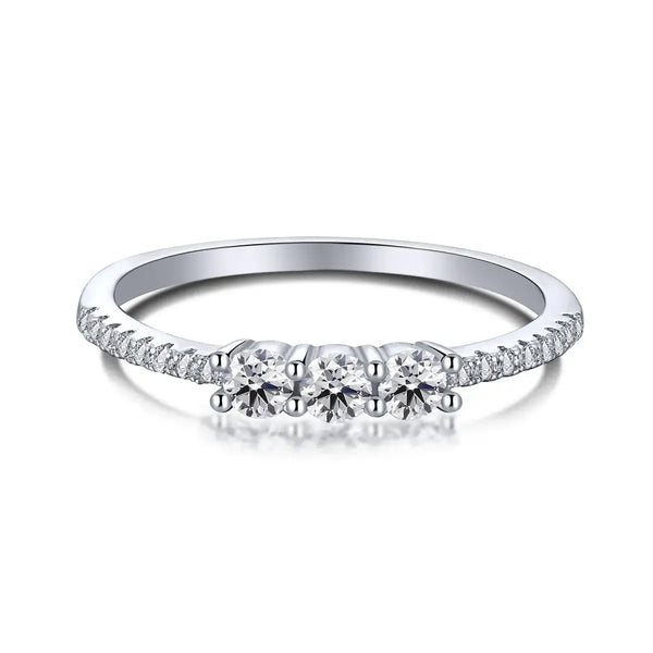 Harmony Halo Sterling Silver Ring
